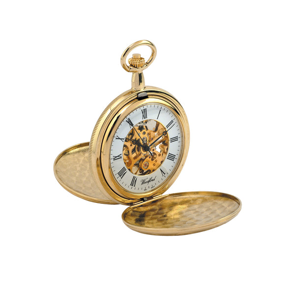 Woodford Full Hunter Pocket Watch 1063 open