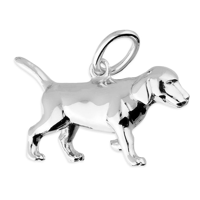 Puppy Dog Silver Pendant