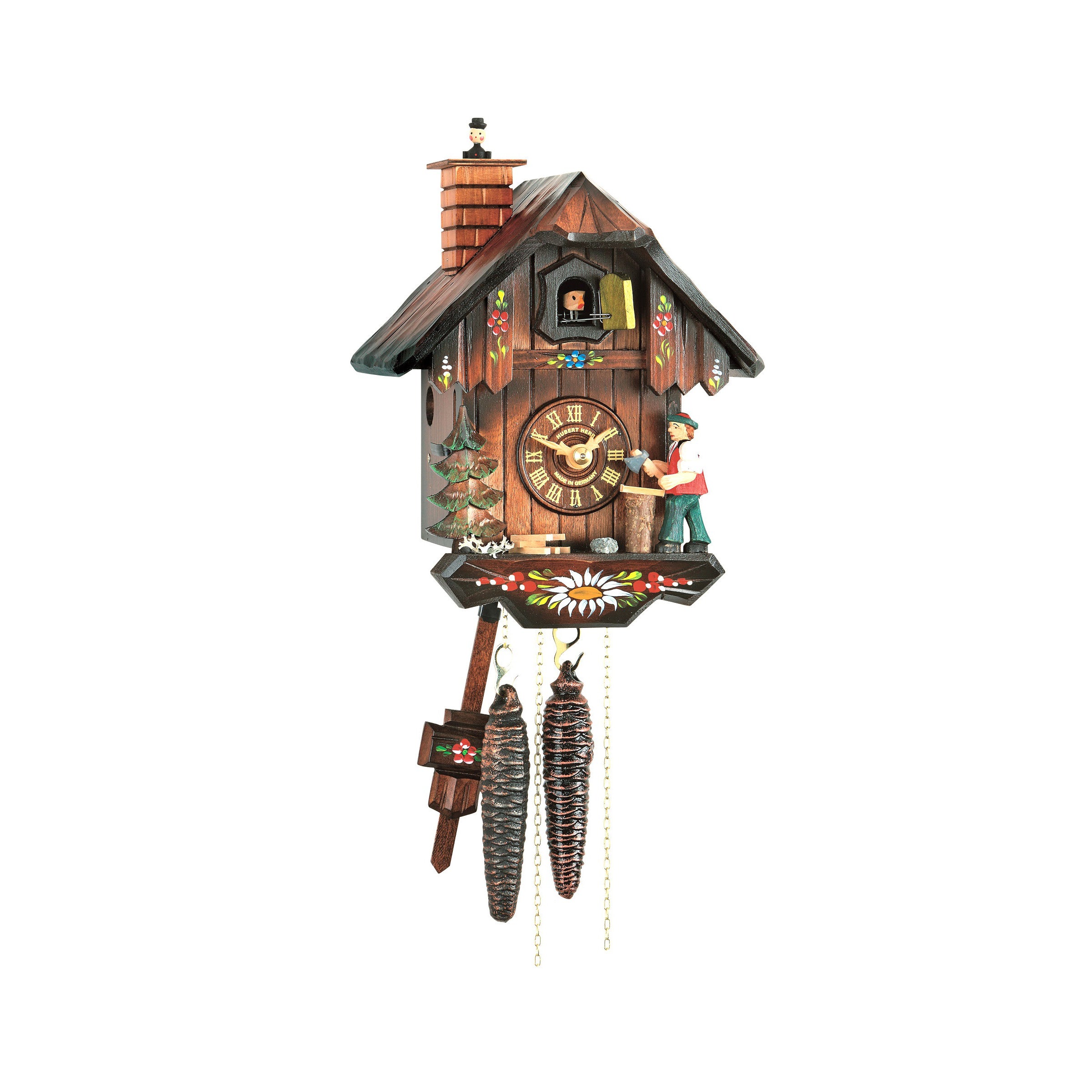 Hubert Herr Black Forest Cuckoo Clock with Woodchopper 65/22