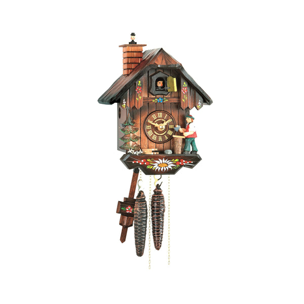 Hubert Herr Black Forest Cuckoo Clock with Woodchopper 65/22