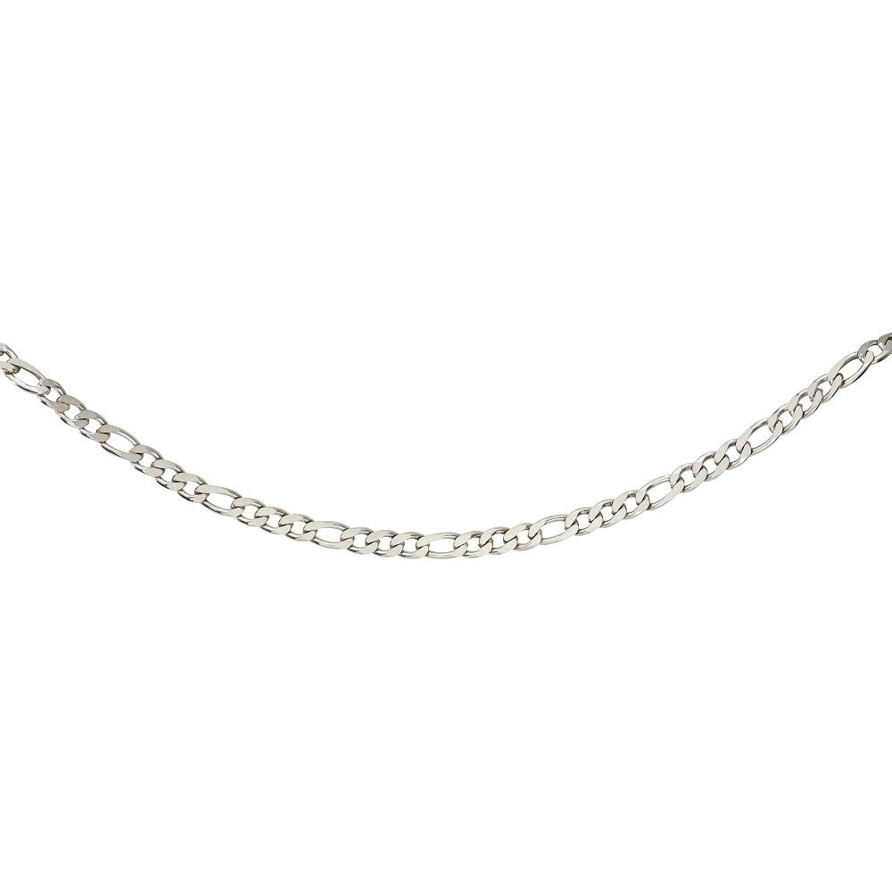 Unique & Co Mens Steel Figaro Chain