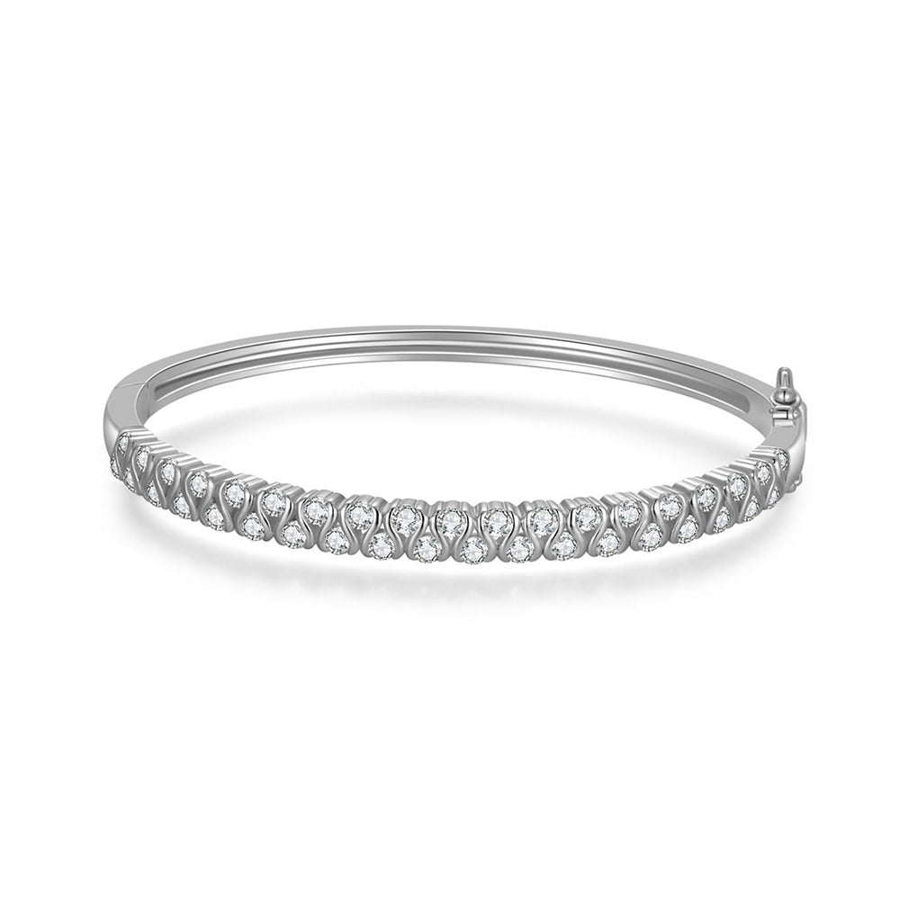 Fei Liu Lilia Silver Bangle lil-925r-401-cz00