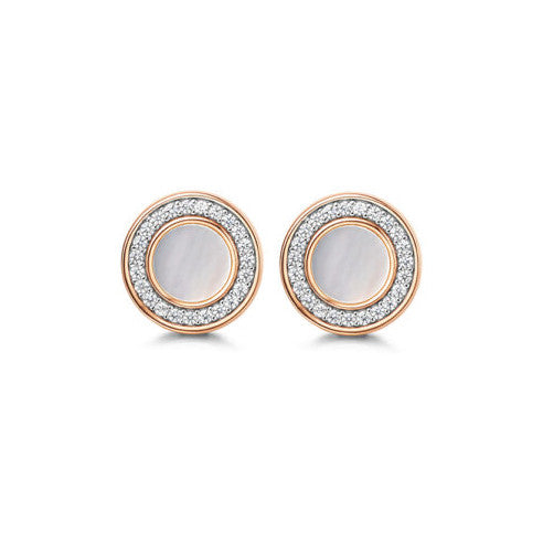 Fei Liu Mother of Pearl Stud Earrings