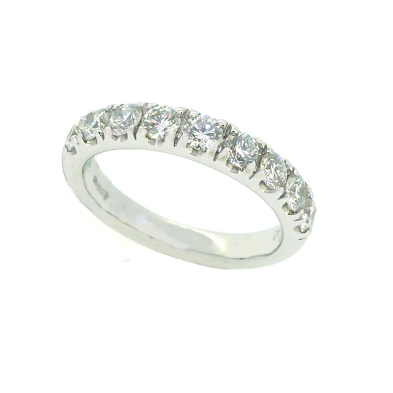 Diamond 9 Stone Eternity Ring 1.00ct 18ct White Gold
