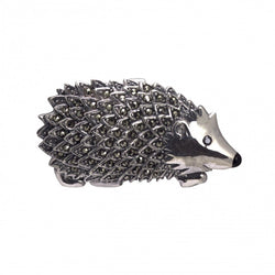 Hedgehog Brooch Silver & Marcasite