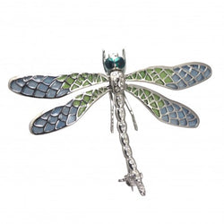 Dragonfly Silver & Enamel Brooch & Pendant
