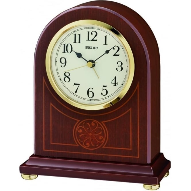 Seiko Wooden Mantle Clock QXE057B