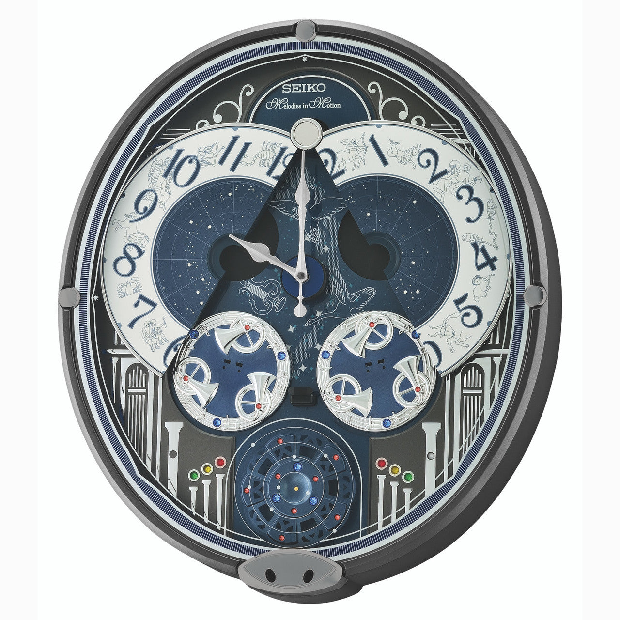 Seiko Melody in Motion Wall Clock QXM393N open 1