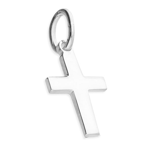 Sterling Silver Small Childs Block Cross