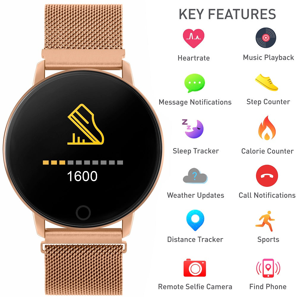 Reflex Active Series Five Smart Watch RA05-4016 functions