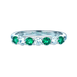 Real Effect Green Eternity Ring RE26564GE