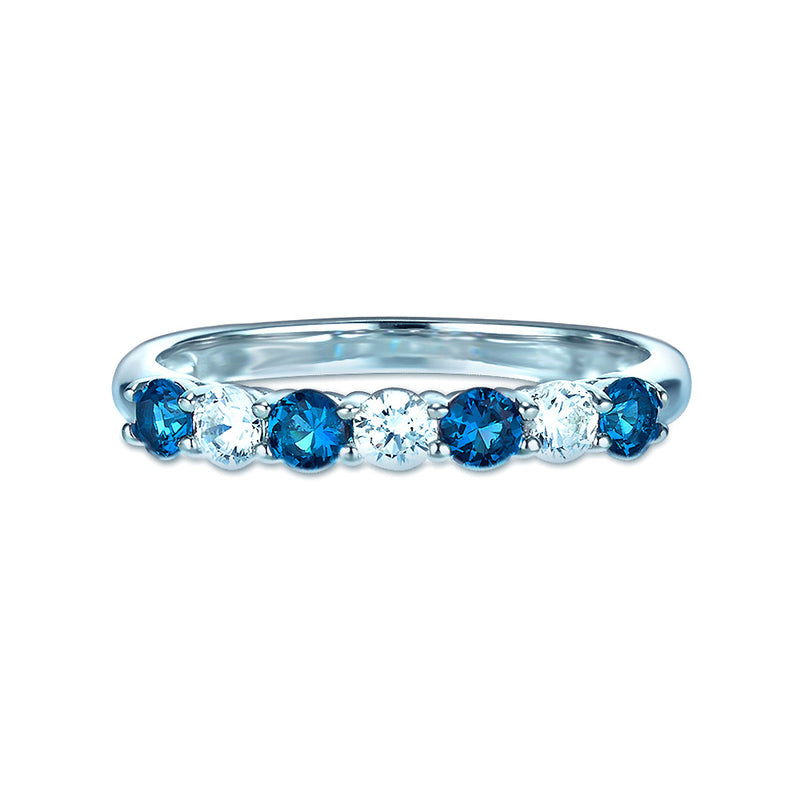 Real Effect Blue Eternity Ring RE26564SP