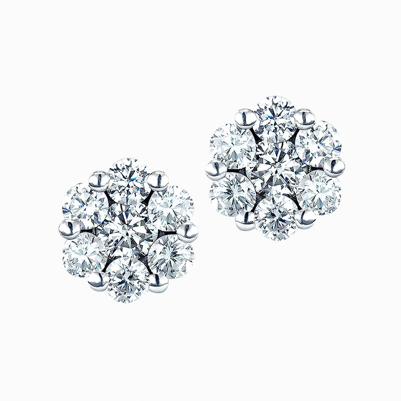 The Real Effect Cluster Earrings RE32654