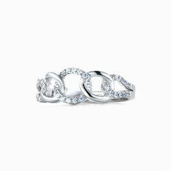 Real Effect Silver CZ  Ring RE36894