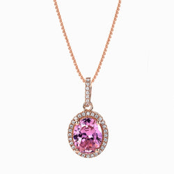 The Real Effect Vibrant Pink Necklace RE39794