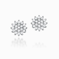 The Real Effect Petite Cluster Earrings RE41344