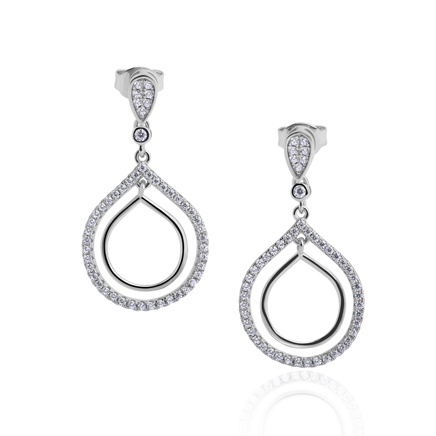 The Real Effect Swing Drop Earrings RE47704