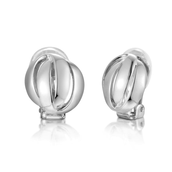 The Real Effect London Sterling Silver Clip On Earrings RE51514