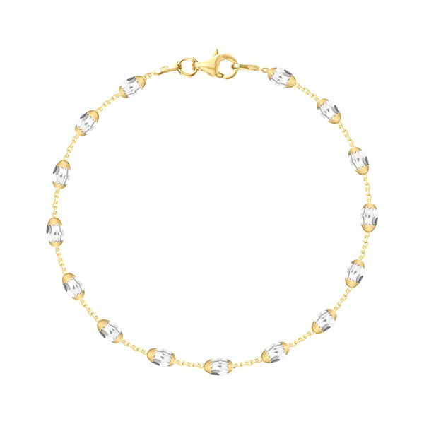 The Real Effect Italian Silver & Gold Plated Bead Bracelet