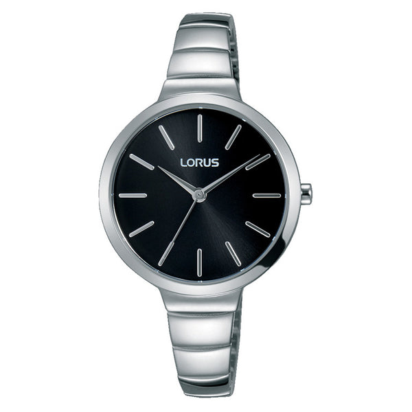 Lorus Ladies Silver Tone Bracelet Watch RG215LX9