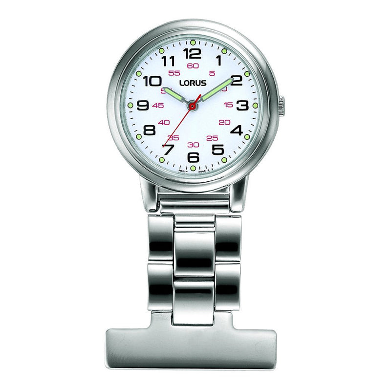 Lorus Nurses Fob Watch White Dial RG251CX9