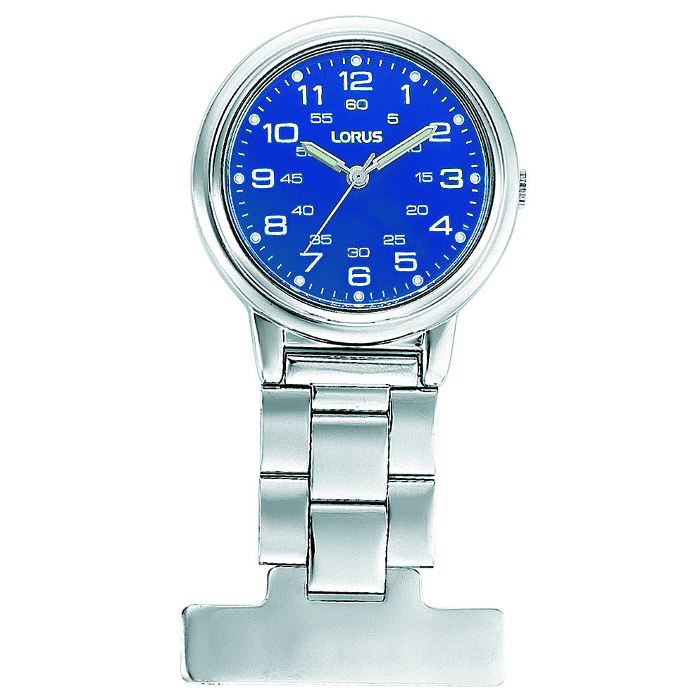 Lorus Nurses Fob Watch Blue Dial RG251DX9