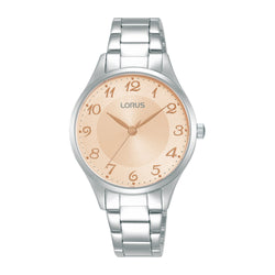 Lorus Ladies Silver Tone Bracelet Watch RG269VX9