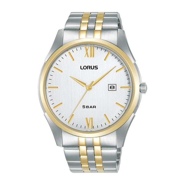 Lorus Men's Classic Two Tone Bracelet Watch RH988PX9