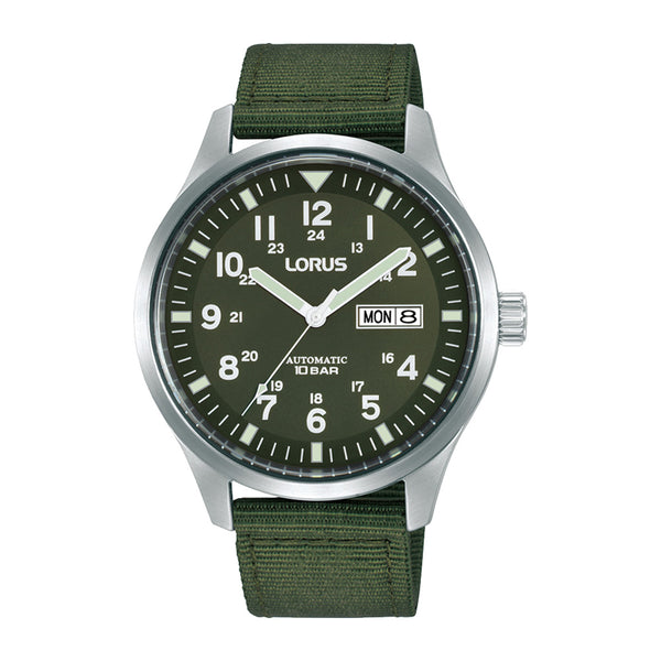 Lorus Men's Automatic Military Strap Watch RL413AX9
