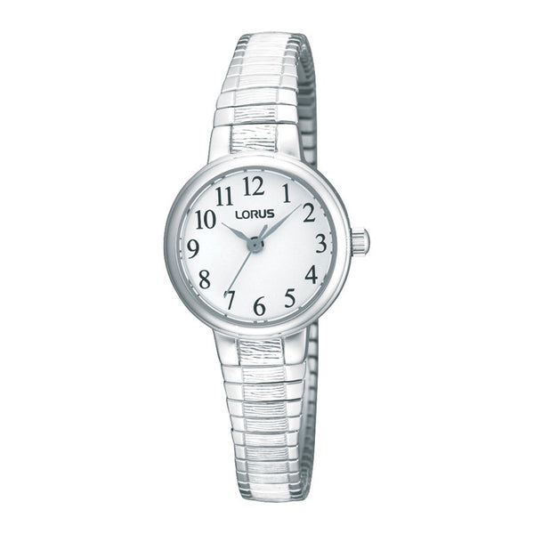 Lorus Ladies Silver Tone Expanding Bracelet Watch RG239NX9