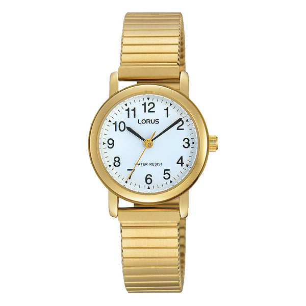 Lorus Ladies Gold Tone Expanding Bracelet Watch RRS78VX9