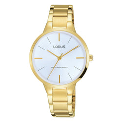 Lorus Ladies Gold Tone Bracelet Watch RRS98VX9