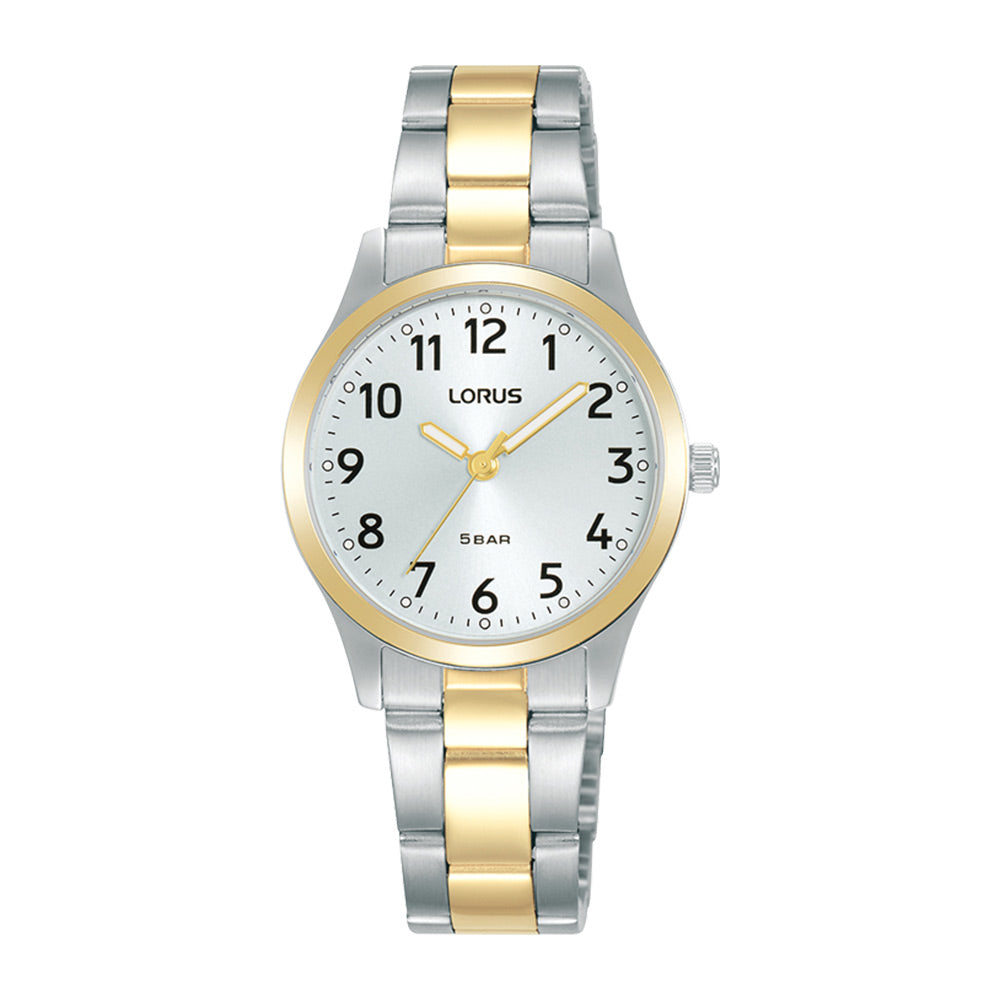 Lorus Ladies Two Tone Bracelet Watch RRX12JX9