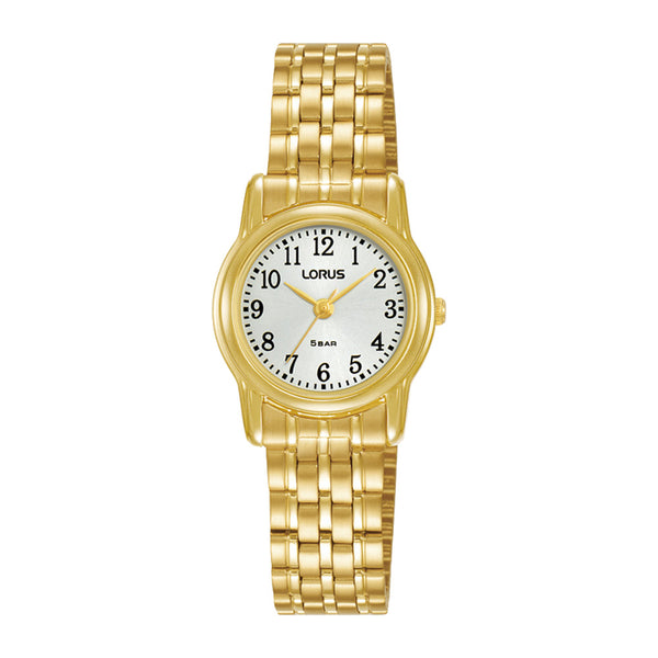 Lorus Ladies Gold Tone Bracelet Watch RRX32HX9