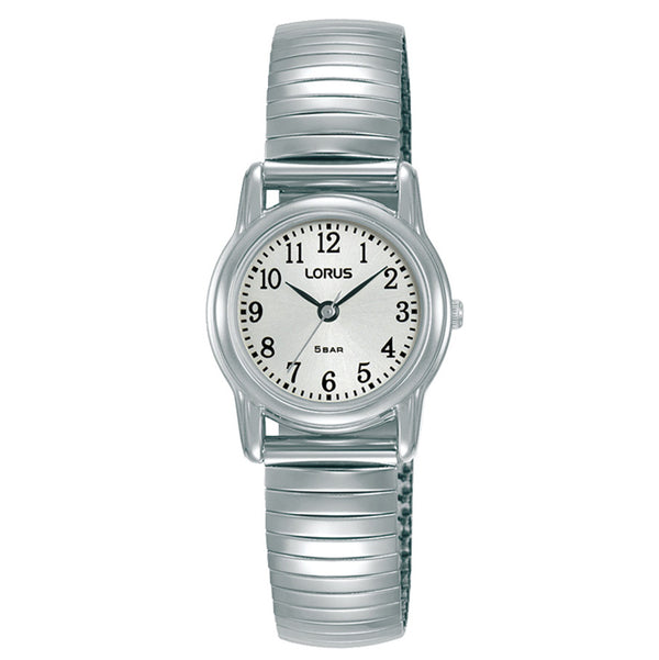 Lorus Ladies Silver Tone Expanding Bracelet Watch RRX33HX9