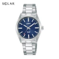 Lorus Ladies Solar Silver Tone Bracelet Watch RY501AX9