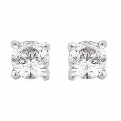 Diamond 0.62ct Stud Earrings 14ct White Gold