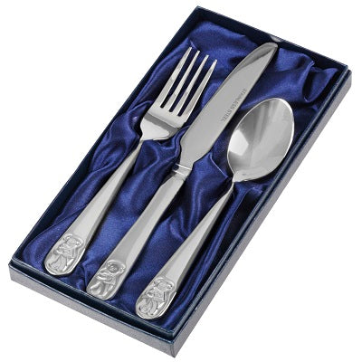 Steel Knife, Fork & Spoon Set