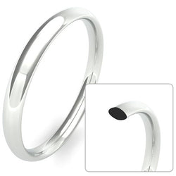 Traditional Court Ladies Medium Weight Wedding Bands