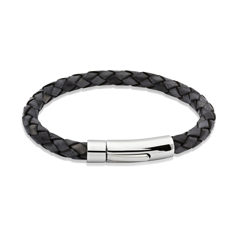 Unique & Co Mens Leather Bracelet A40BL