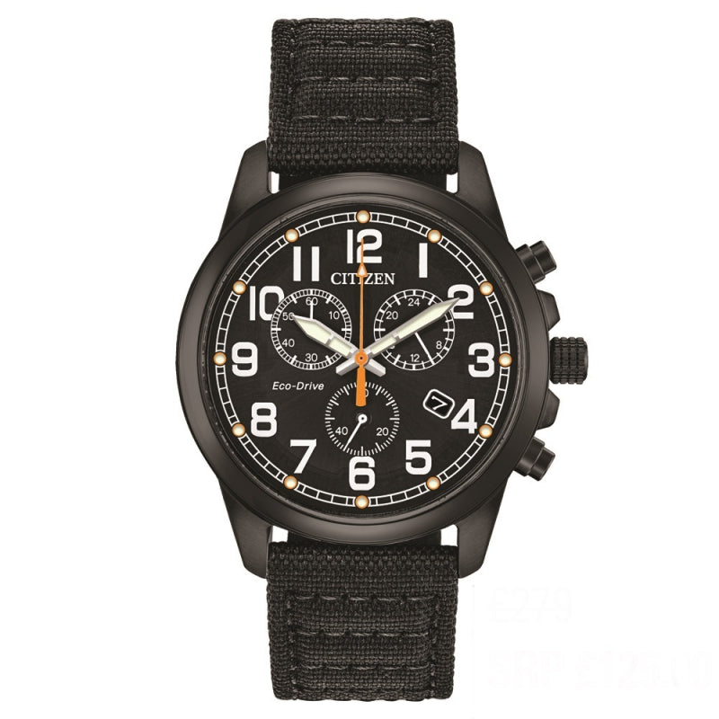Citizen Eco Drive Men's Military Chronograph Watch AT0205-01E