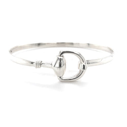 Sterling Silver Snaffle Bangle