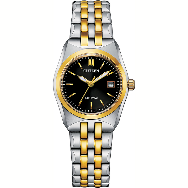 Citizen Ladies Eco Drive Corso Two Tone Bracelet Watch EW2299-50E