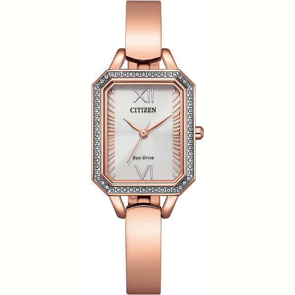 Citizen Ladies Eco Drive Silhouette Crystal Watch EM0983-51A