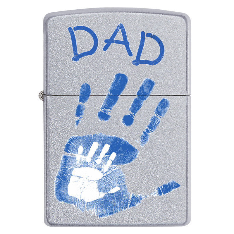 Zippo Dad Handprints Lighter