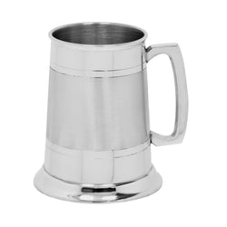 Pewter 1 Pint Tankard Satin Band