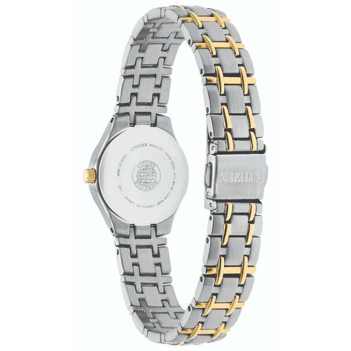 Citizen Eco Drive Ladies Silhouette Watch EW1264-50A back