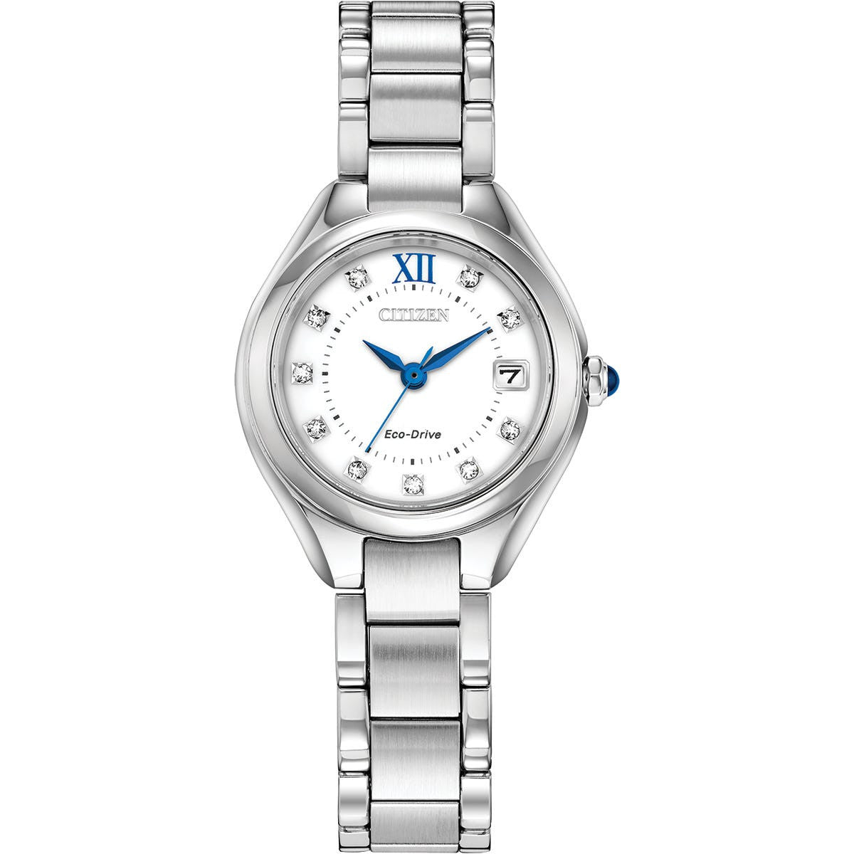 Citizen Ladies Eco Drive Silhouette Crystal Watch EW2540-83A