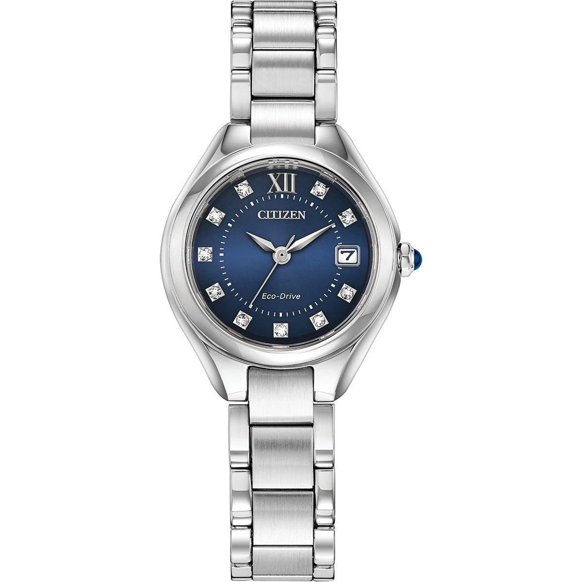 Citizen Ladies Eco Drive Silhouette Crystal Watch EW2540-83L