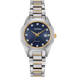 Citizen Ladies Eco Drive Silhouette Diamond Watch EW2584-53L